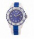 Reloj Micro señora correa silicona blanca-azul - 213013