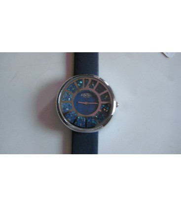 Reloj Micro sra correa azul caja cromada - 237061
